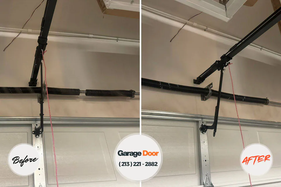 Before and after: garage door repair near me New Castle